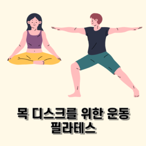 목 디스크를 위한 필라테스