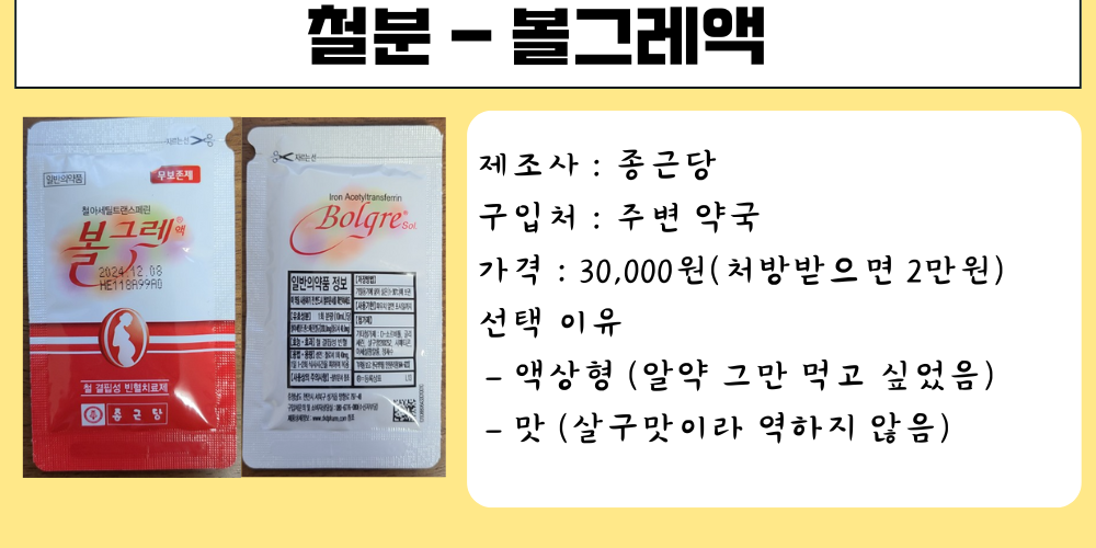 임산부 철분 추천